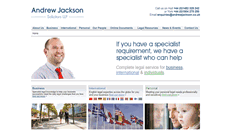 Desktop Screenshot of andrewjackson.co.uk